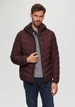 s.Oliver Allwetterjacke im Fabricmix mit Kontrast-Details Dunkelrot/Bordeaux/Braun/Rot