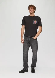 Stoffhose Jeans Pete / Regular Fit / Mid Rise / Straight Leg