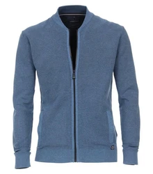 CASAMODA Strickjacke SNOS Cardigan Blau/Grau/Hellblau/Dunkelblau
