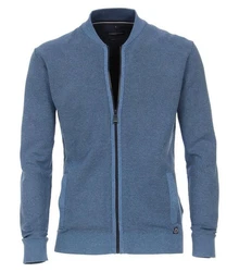 CASAMODA Strickjacke SNOS Cardigan Blau/Grau/Hellblau/Dunkelblau
