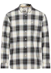 camel active Langarmhemd Button-Down-Kragen Asphalt