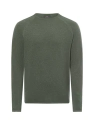 Nils Sundström Strickpullover Dunkelgrün/Grün