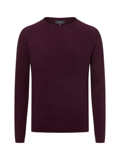 Nils Sundström Strickpullover Dunkelrot/Lila/Bordeaux/Rosa