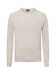 Nils Sundström Strickpullover Grau/Khaki/Beige/Braun