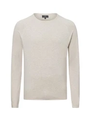 Nils Sundström Strickpullover Grau/Khaki/Beige/Braun