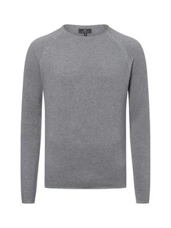 Nils Sundström Strickpullover Grau/Dunkelgrau/Hellgrau