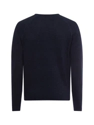Nils Sundström Strickpullover Dunkelblau/Blau
