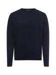 Nils Sundström Strickpullover Dunkelblau/Blau