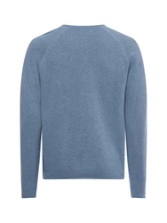 Nils Sundström Strickpullover Blau/Grau/Hellblau
