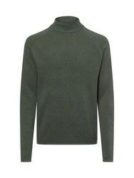 Nils Sundström Strickpullover Dunkelgrün/Grün
