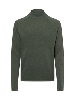 Nils Sundström Strickpullover Dunkelgrün/Grün
