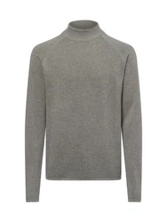 Nils Sundström Strickpullover Grau/Hellgrau/Dunkelgrau