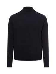 Nils Sundström Strickpullover Schwarz/Dunkelblau