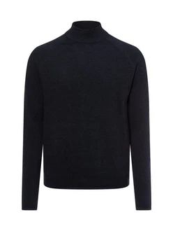 Nils Sundström Strickpullover Schwarz/Dunkelblau