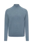 Nils Sundström Strickpullover Blau/Grau
