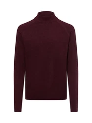 Nils Sundström Strickpullover Dunkelrot/Bordeaux/Lila