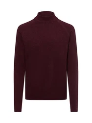 Nils Sundström Strickpullover Dunkelrot/Bordeaux/Lila