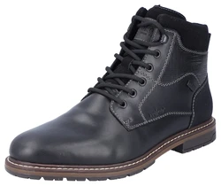 Rieker Schnürstiefel Business Schuh (TEX-Membran) Dunkelblau/Schwarz/Blau/Hellblau
