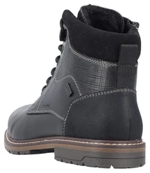 Rieker Schnürstiefel Business Schuh (TEX-Membran) Dunkelblau/Schwarz/Blau/Hellblau