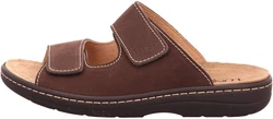 Longo Pantolette Sandale Braun/Dunkelbraun/Beige