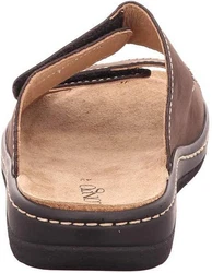 Longo Pantolette Sandale Braun/Dunkelbraun/Beige