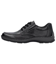 Rieker Halbschuhe Schnürschuh Schwarz