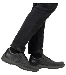 Rieker Halbschuhe Schnürschuh Schwarz