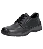 Schwarze Rieker Schnürschuhe image