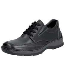 Rieker Halbschuhe Schnürschuh Schwarz