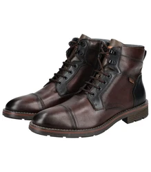 PIKOLINOS Stiefelette Schnürstiefelette Braun/Dunkelbraun