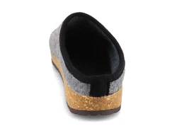 Tuffeln Filz Pantoffeln Komfort Herren Clogs Grau
