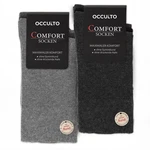 OCCULTO Businesssocken Modell Philipp (10er Pack) Rot/Dunkelgrau/Grau
