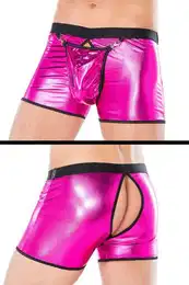 Panty-Ouvert - pinke Boxershorts MC/9061 - (2XL/3XL,4XL/5X