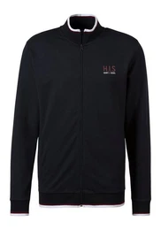 Sweatjacke Stehkragen mit Streifen
