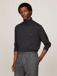 Tommy Hilfiger Rollkragenpullover PIMA ORG CTN CASHMERE ROLL NECK 