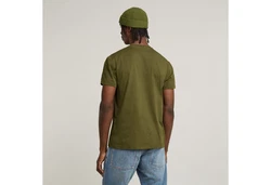 G-STAR T-Shirt Base Dunkelgrün/Grün
