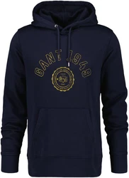 Gant Hoodie GRAPHIC HOODIE Dunkelblau/Gelb