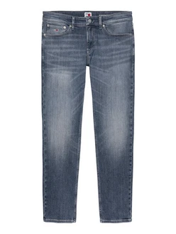 Tommy Jeans Slim-fit Jeans SCANTON SLIM mit Logoprägung Blau/Hellblau/Grau