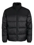 Jack & Jones Steppjacke JJMOON STAND COLLAR PUFFER Schwarz