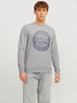 Jack & Jones Sweatshirt JJJEANS SWEAT O-NECK Dunkelgrau/Grau/Dunkelblau/Hellgrau