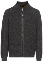 camel active Strickjacke mit Stehkragen 