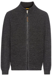 camel active Strickjacke mit Stehkragen 