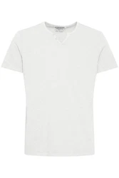 BLEND T-Shirt 'Ashton' Split Neck Tee wei
