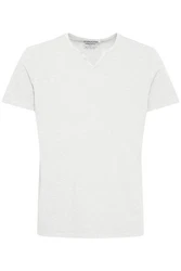 BLEND T-Shirt 'Ashton' Split Neck Tee wei