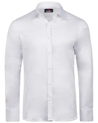 Cipo & Baxx Businesshemd CH166 Regular Fit Langarm Weiß