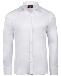 Cipo & Baxx Businesshemd CH166 Regular Fit Langarm Weiß