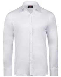 Businesshemd Businesshemd CH166 White - Regular Fit - Langarm S im klassischen Design