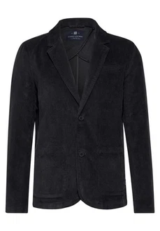 STREET ONE MEN Cordjacke mit Reverskragen Dunkelblau/Schwarz/Hellblau