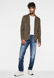STREET ONE MEN Cordjacke mit Reverskragen 