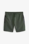 Next Athleisure Shorts Dunkelgrün/Grün